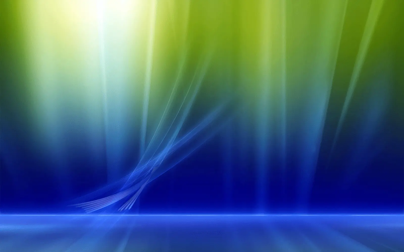 Ejemplo de estética Frutiger Aurora con un fondo etéreo inspirado en la aurora
